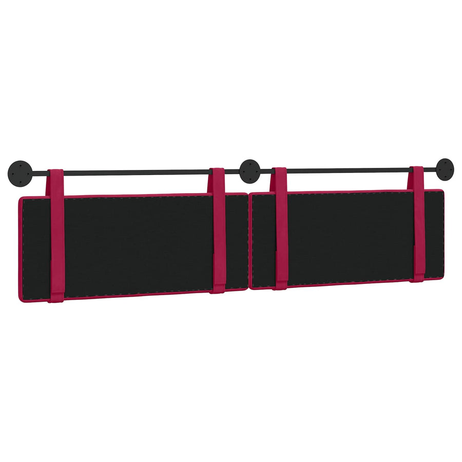 Hangend Hoofdeinde Wijnrood 210 x 55 x 5 cm Fluweel