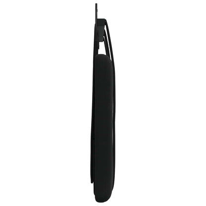 Hangend Hoofdeinde Wandgemonteerd Zwart 210 x 55 x 5 cm Fluweel