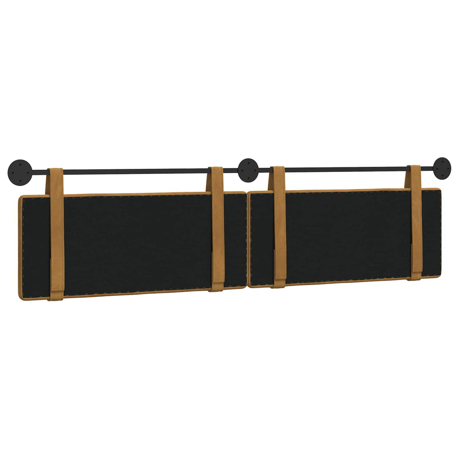 Hangend Hoofdeinde Wandgemonteerd Bruin 210 x 55 x 5 cm Fluweel