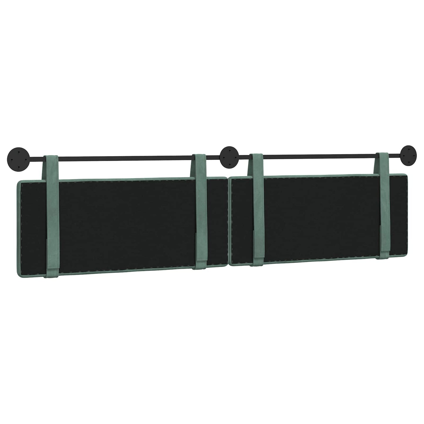 Hangend Hoofdeinde Zeegroen 210 x 55 x 5 cm Fluweel