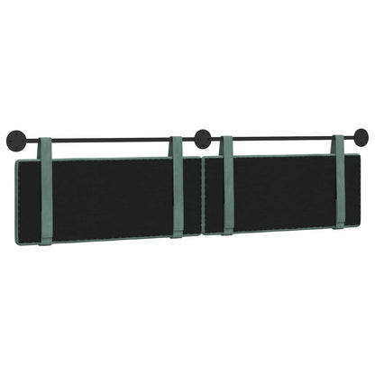 Hangend Hoofdeinde Zeegroen 210 x 55 x 5 cm Fluweel