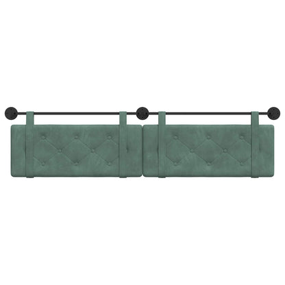 Hangend Hoofdeinde Zeegroen 210 x 55 x 5 cm Fluweel