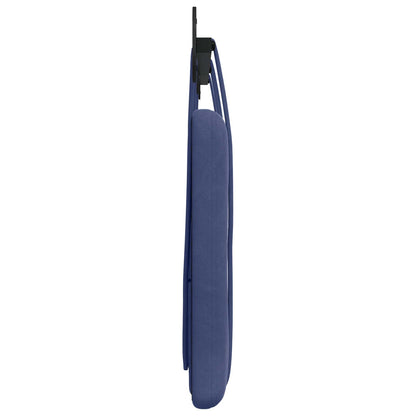 Hangend Hoofdeinde Politieblauw 210 x 55 x 5 cm Fluweel