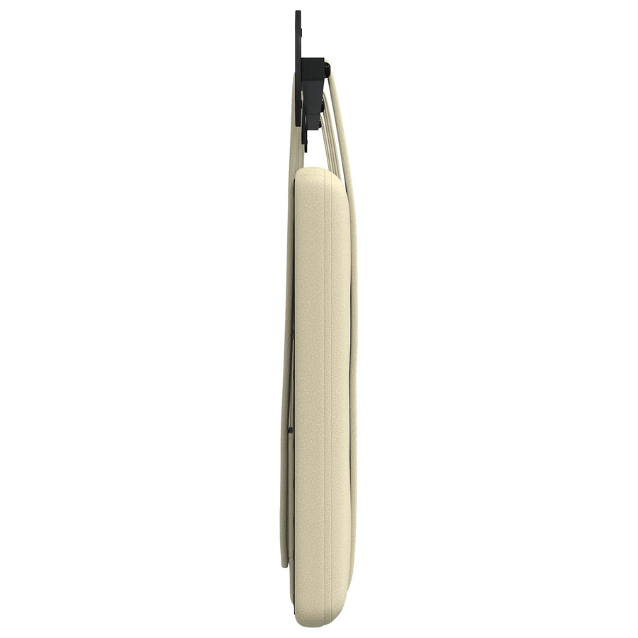 Hangend Hoofdeinde Crème 210 x 55 x 5 cm Nep Leer