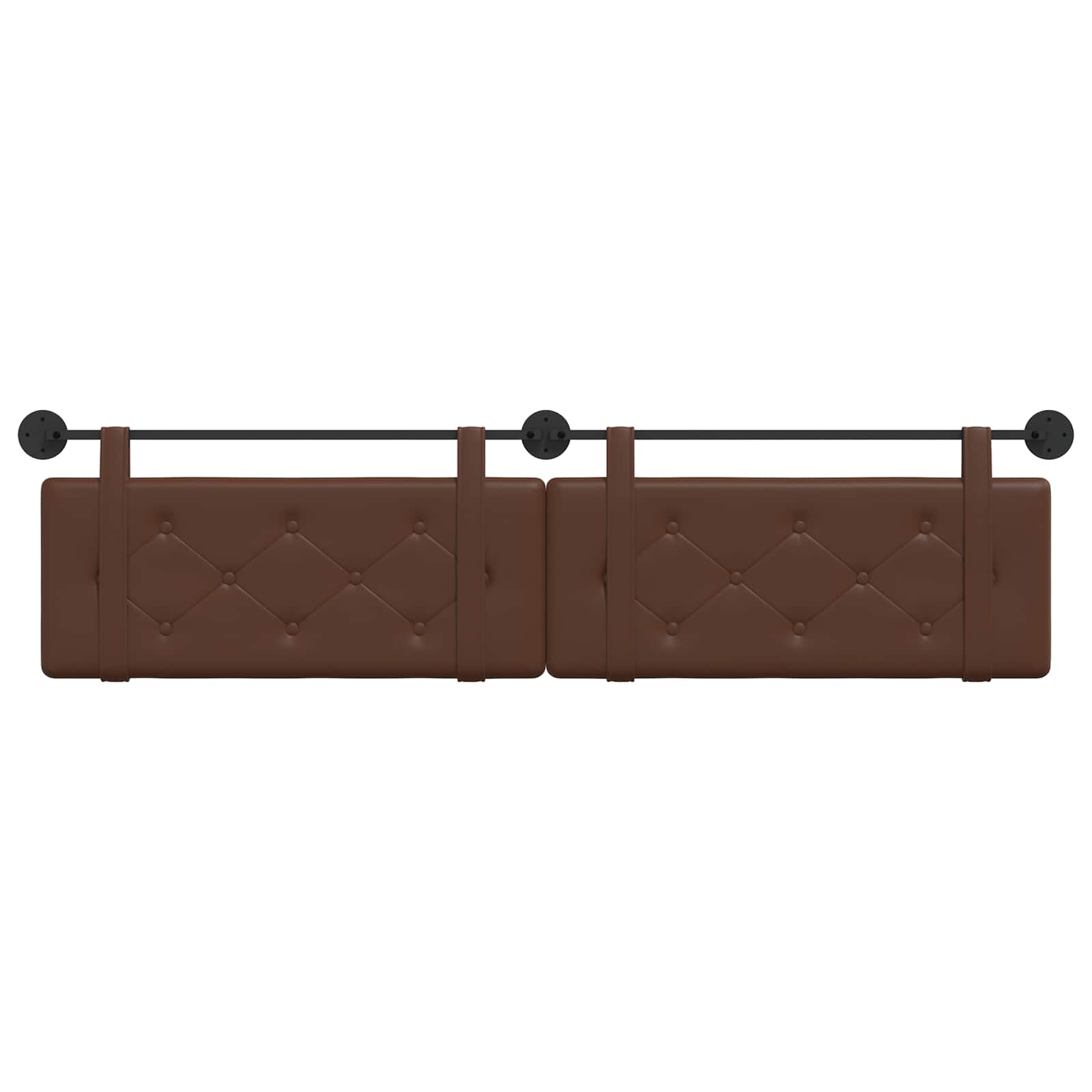 Hangend Hoofdeinde Bruin 210 x 55 x 5 cm Nep Leer