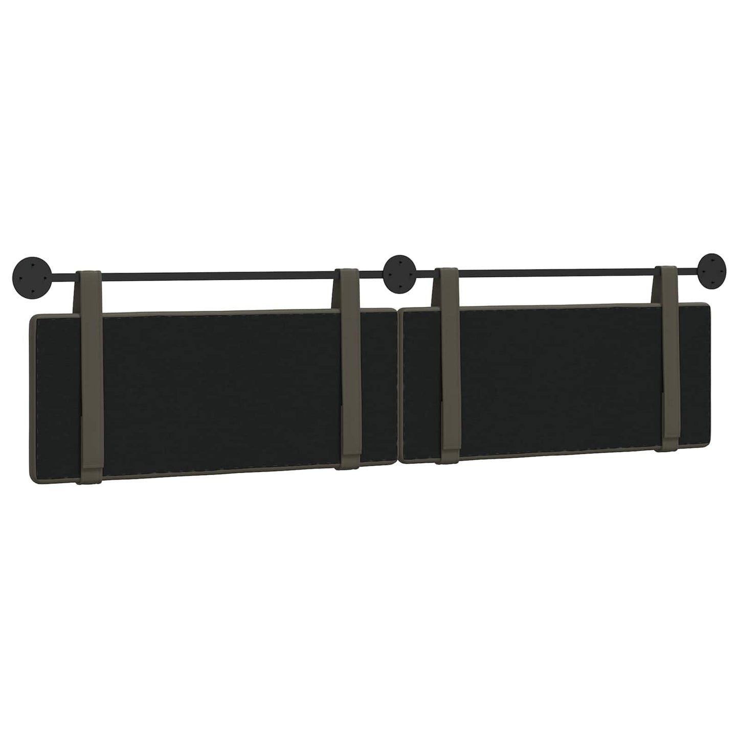 Hangend Hoofdeinde Grijs 210 x 55 x 5 cm Nep Leer