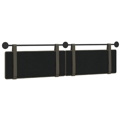 Hangend Hoofdeinde Grijs 210 x 55 x 5 cm Nep Leer