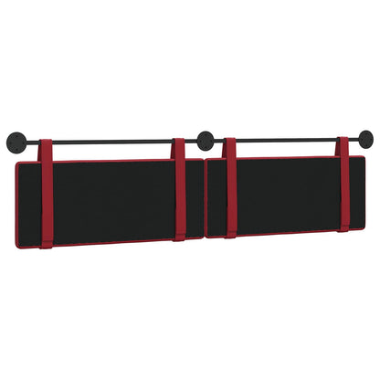 Hangend Hoofdeinde Wijnrood 210 x 55 x 5 cm Nep Leer