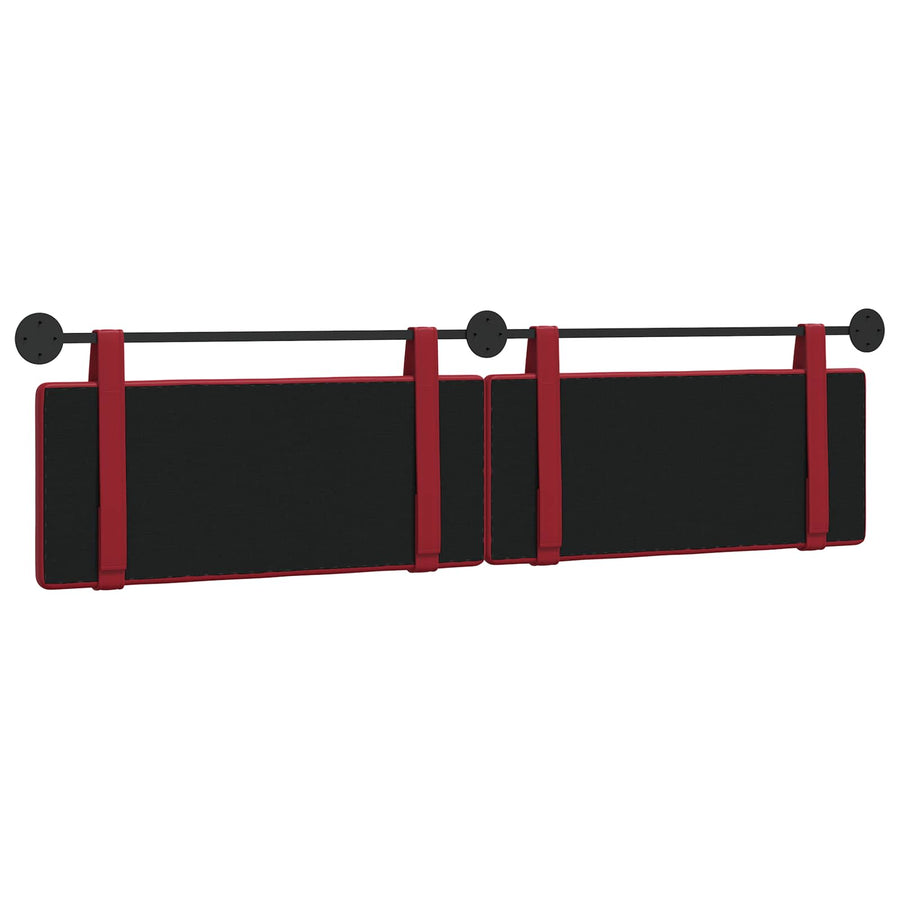 Hangend Hoofdeinde Wijnrood 210 x 55 x 5 cm Nep Leer