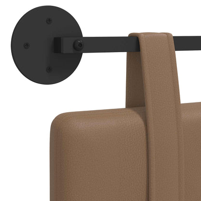 Hangend Hoofdeinde Cappuccino 210 x 55 x 5 cm Nep Leer