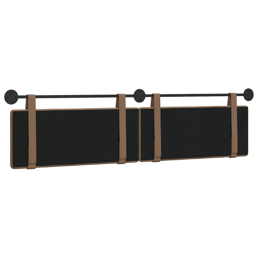 Hangend Hoofdeinde Cappuccino 210 x 55 x 5 cm Nep Leer