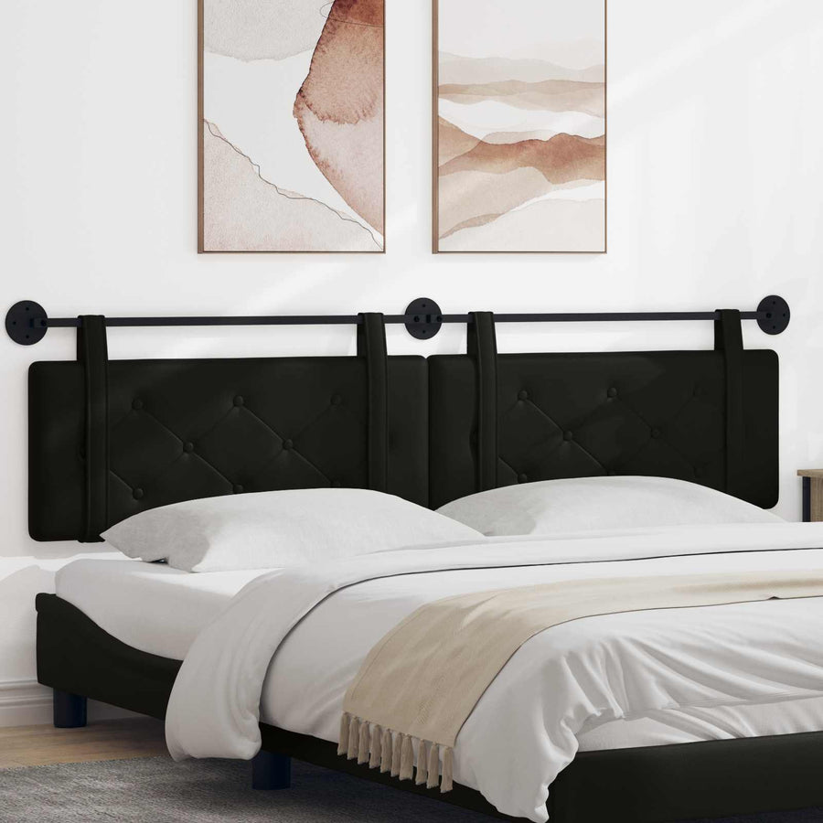 Hangend Hoofdeinde Zwart 210 x 55 x 5 cm Nep Leer
