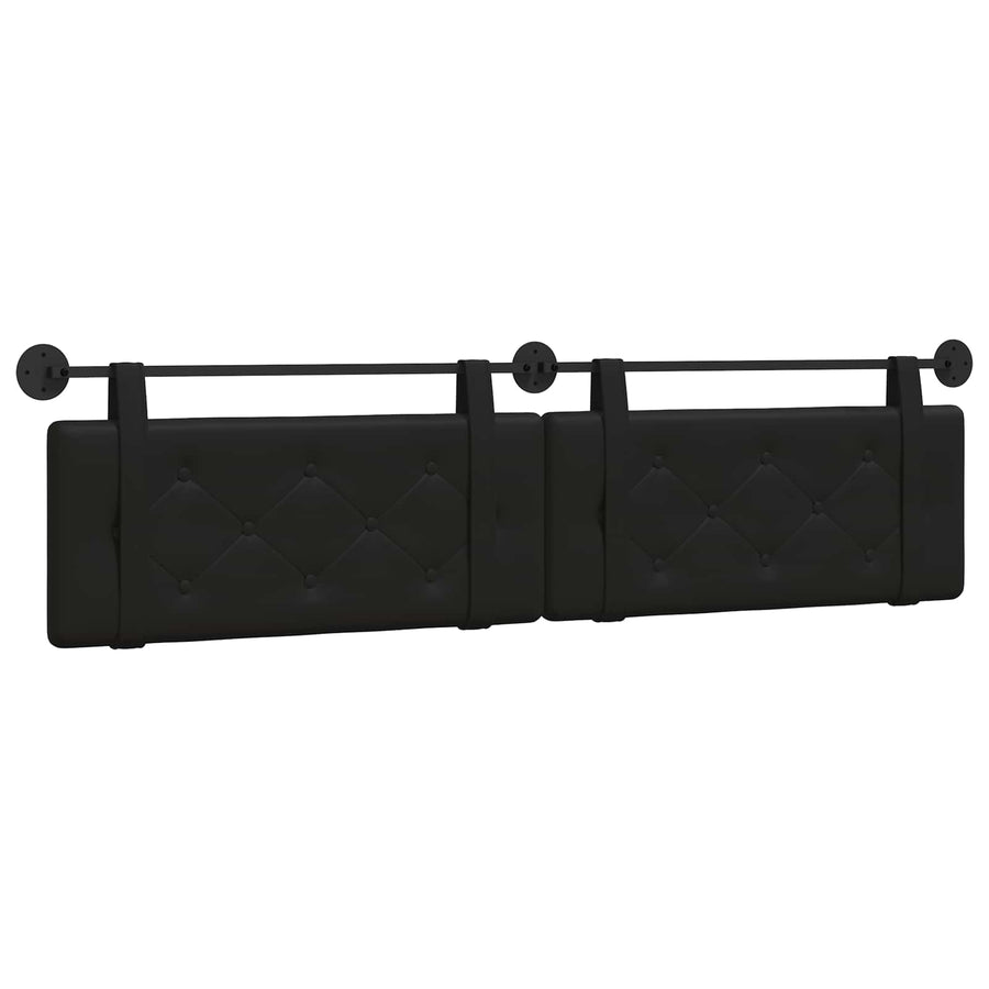 Hangend Hoofdeinde Zwart 210 x 55 x 5 cm Nep Leer