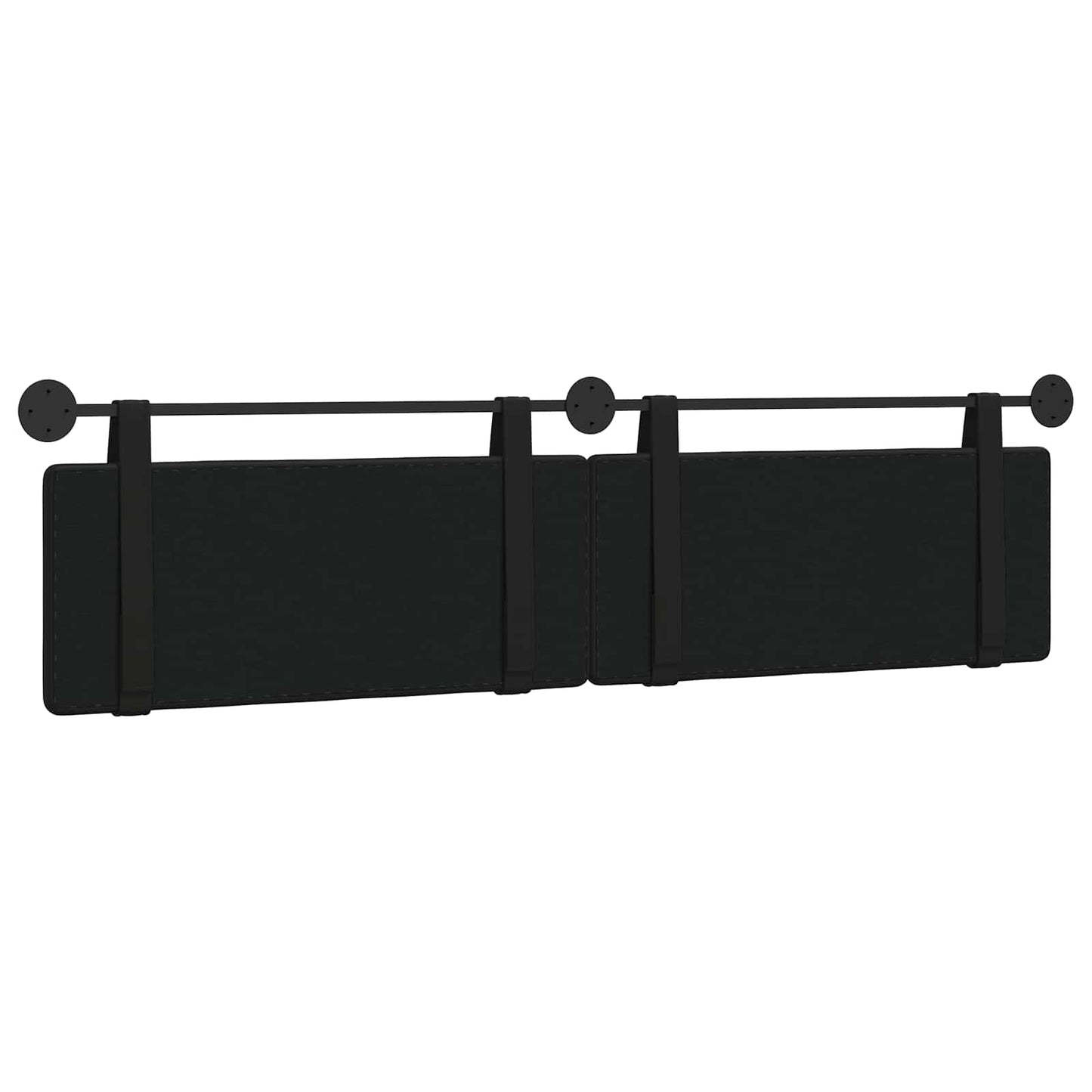 Hangend Hoofdeinde Zwart 210 x 55 x 5 cm Nep Leer