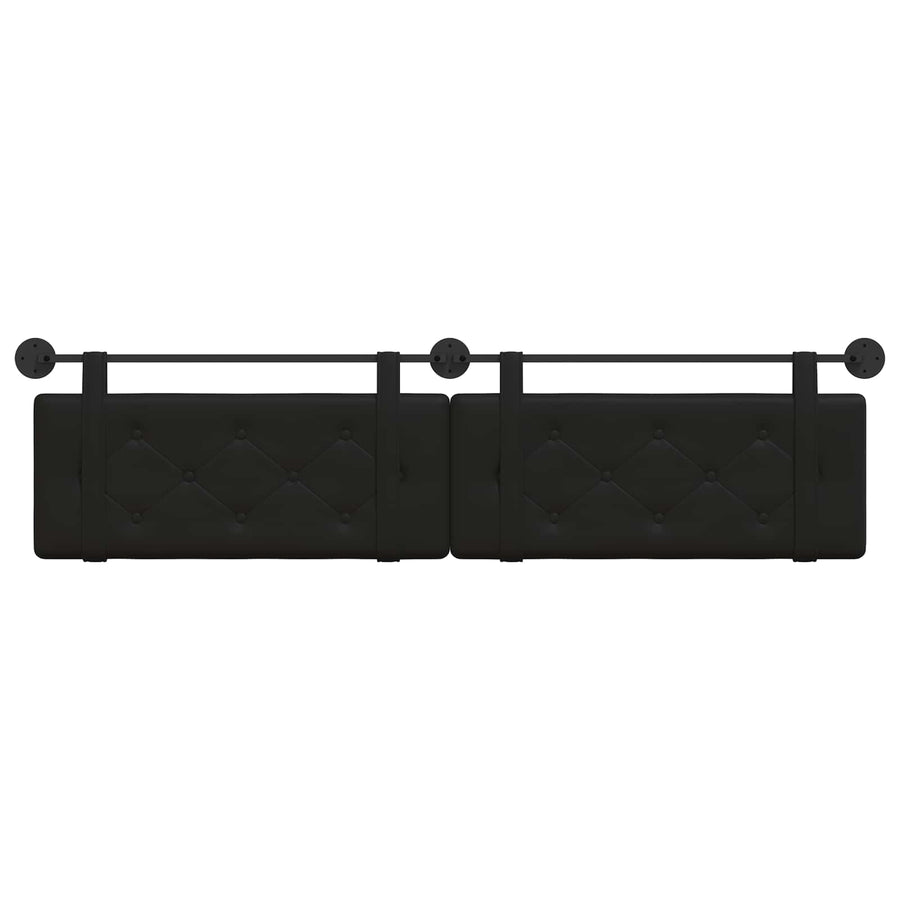 Hangend Hoofdeinde Zwart 210 x 55 x 5 cm Nep Leer