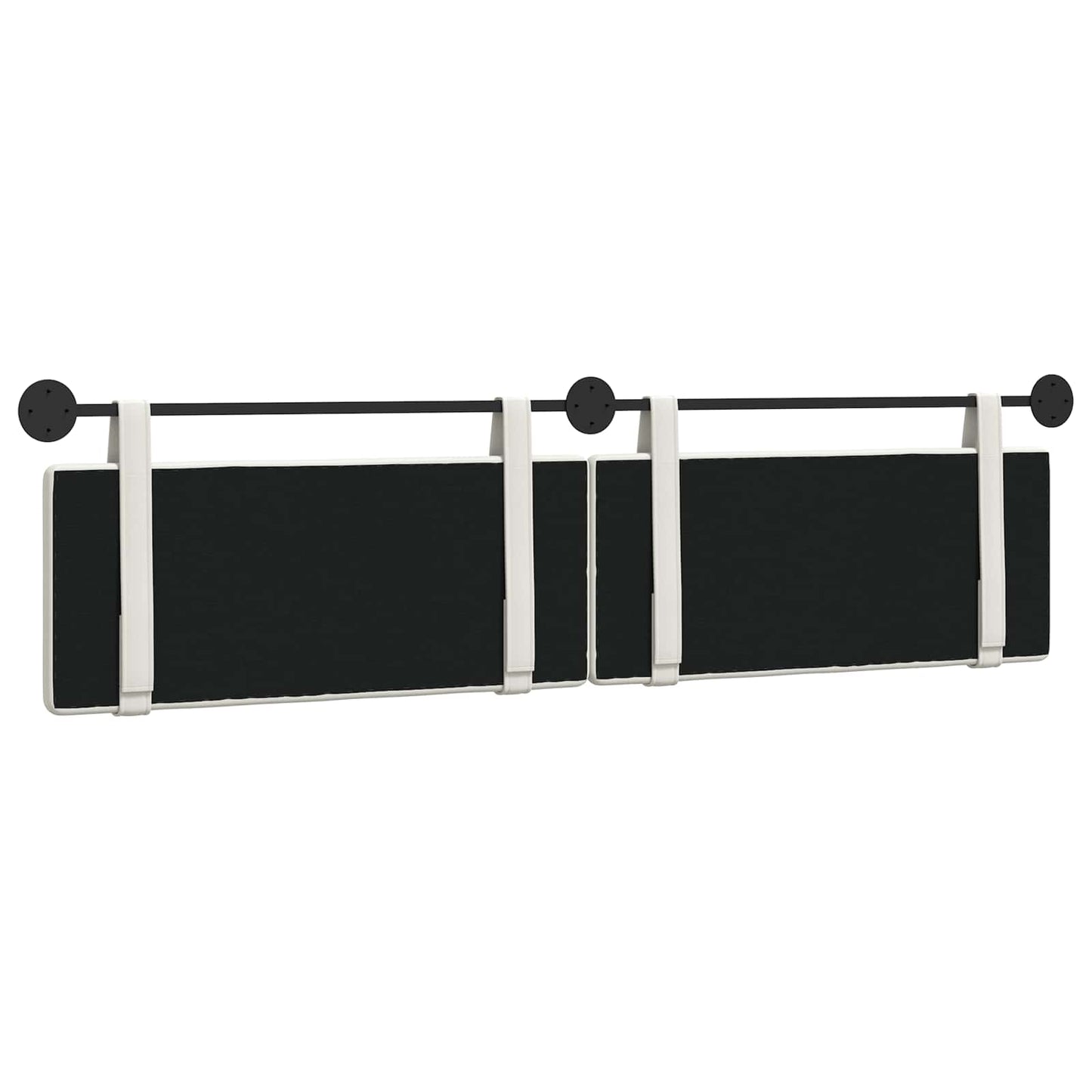 Hangend Hoofdeinde Wandgemonteerd Wit 210 x 55 x 5 cm Nep Leer