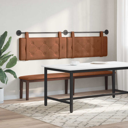 bruin Wandgemonteerd 2 pcs Bruin 200 x 5 x 40 cm Spaanplaat