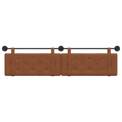 bruin Wandgemonteerd 2 pcs Bruin 200 x 5 x 40 cm Spaanplaat
