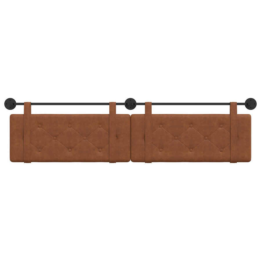 bruin Wandgemonteerd 2 pcs Bruin 200 x 5 x 40 cm Spaanplaat