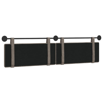 Hangend Hoofdeinde Grijs 210 x 55 x 5 cm Antiek PU