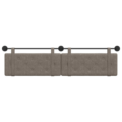 Hangend Hoofdeinde Grijs 210 x 55 x 5 cm Antiek PU