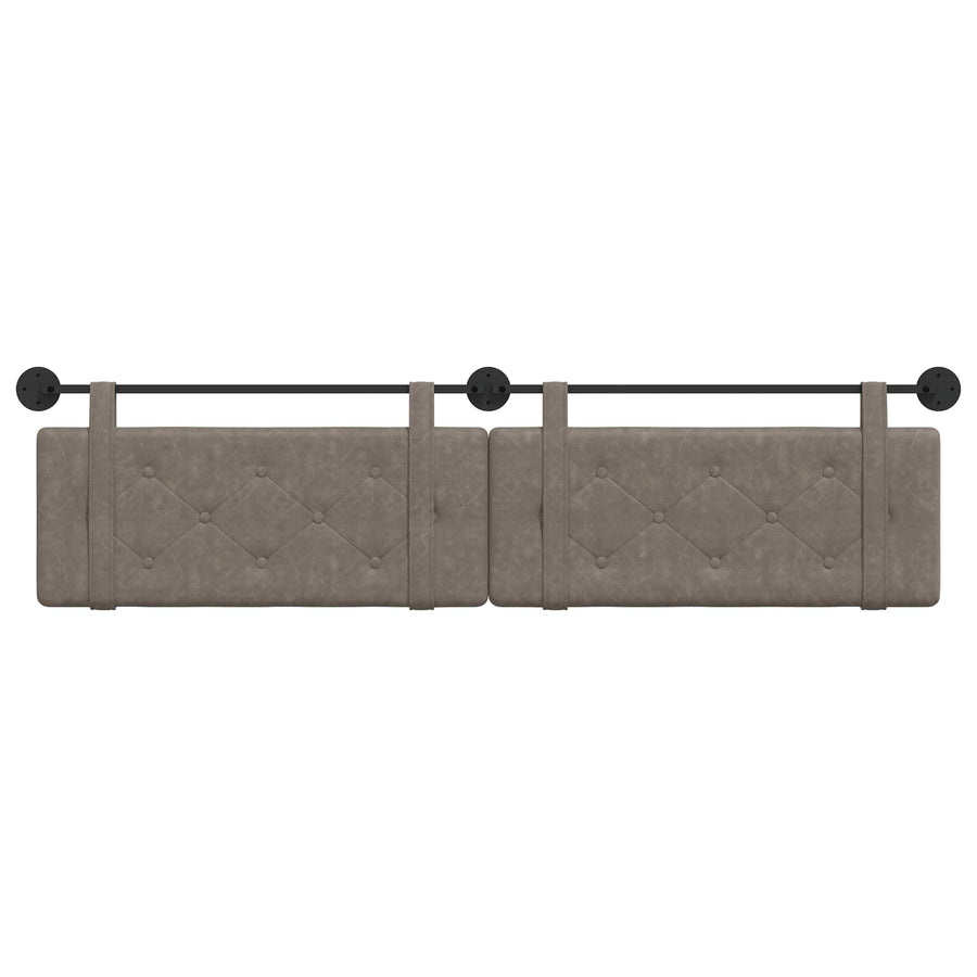 Hangend Hoofdeinde Grijs 210 x 55 x 5 cm Antiek PU