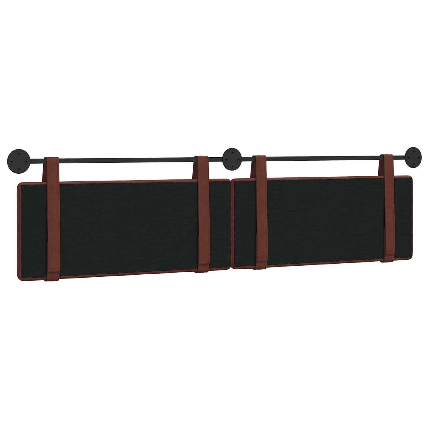 Hangend Hoofdeinde Glanzend Bruin 210 x 55 x 5 cm Antiek PU