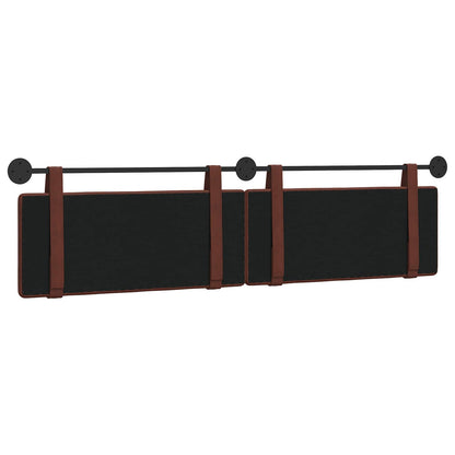 Hangend Hoofdeinde Glanzend Bruin 210 x 55 x 5 cm Antiek PU