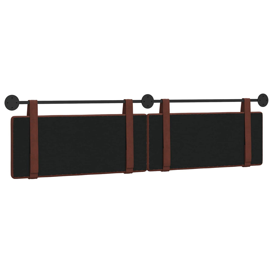 Hangend Hoofdeinde Glanzend Bruin 210 x 55 x 5 cm Antiek PU