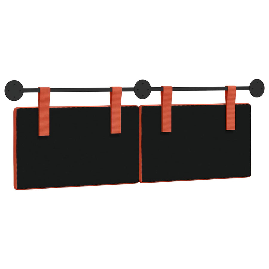 Hangend Hoofdeinde Rood-oranje 150 x 55 x 5 cm Katoen Stof