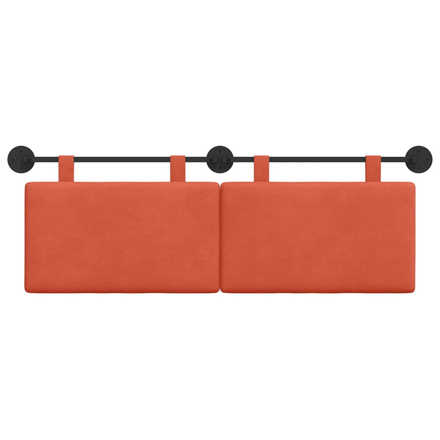 Hangend Hoofdeinde Rood-oranje 150 x 55 x 5 cm Katoen Stof