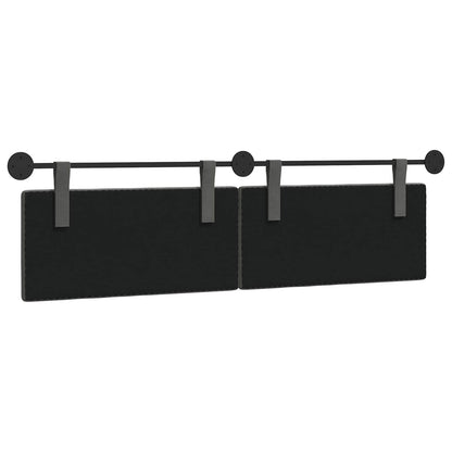 Hangend Hoofdeinde Donkergrijs 170 x 55 x 5 cm Katoen Stof