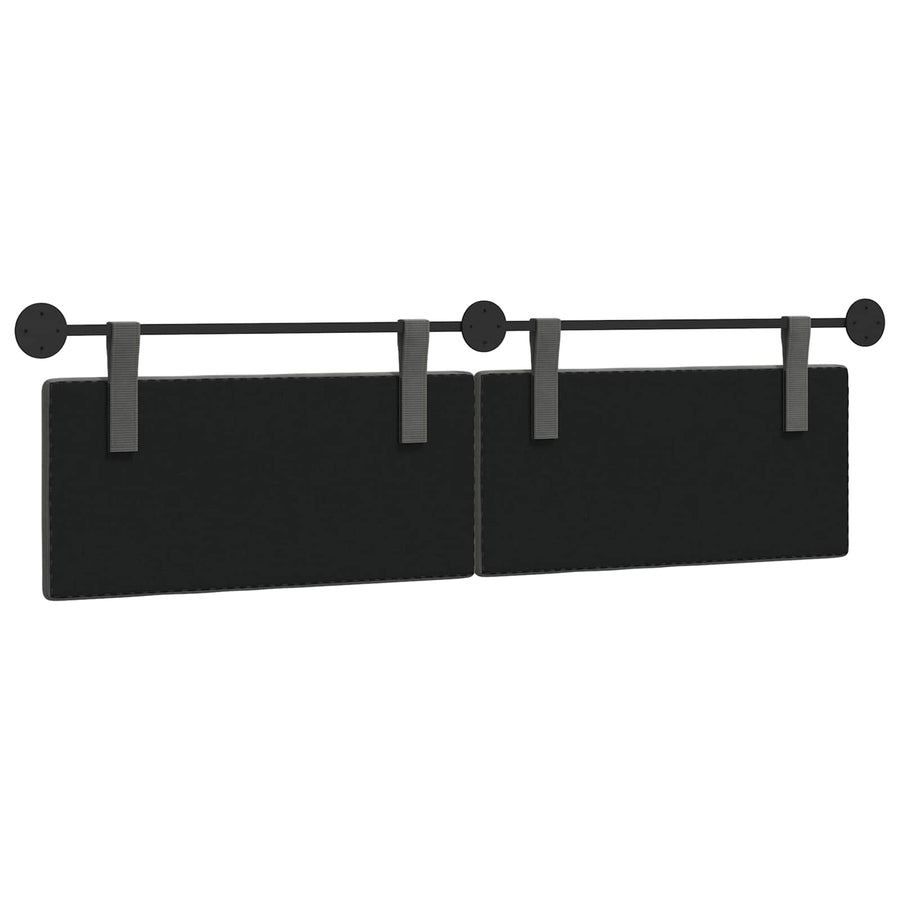 Hangend Hoofdeinde Donkergrijs 170 x 55 x 5 cm Katoen Stof