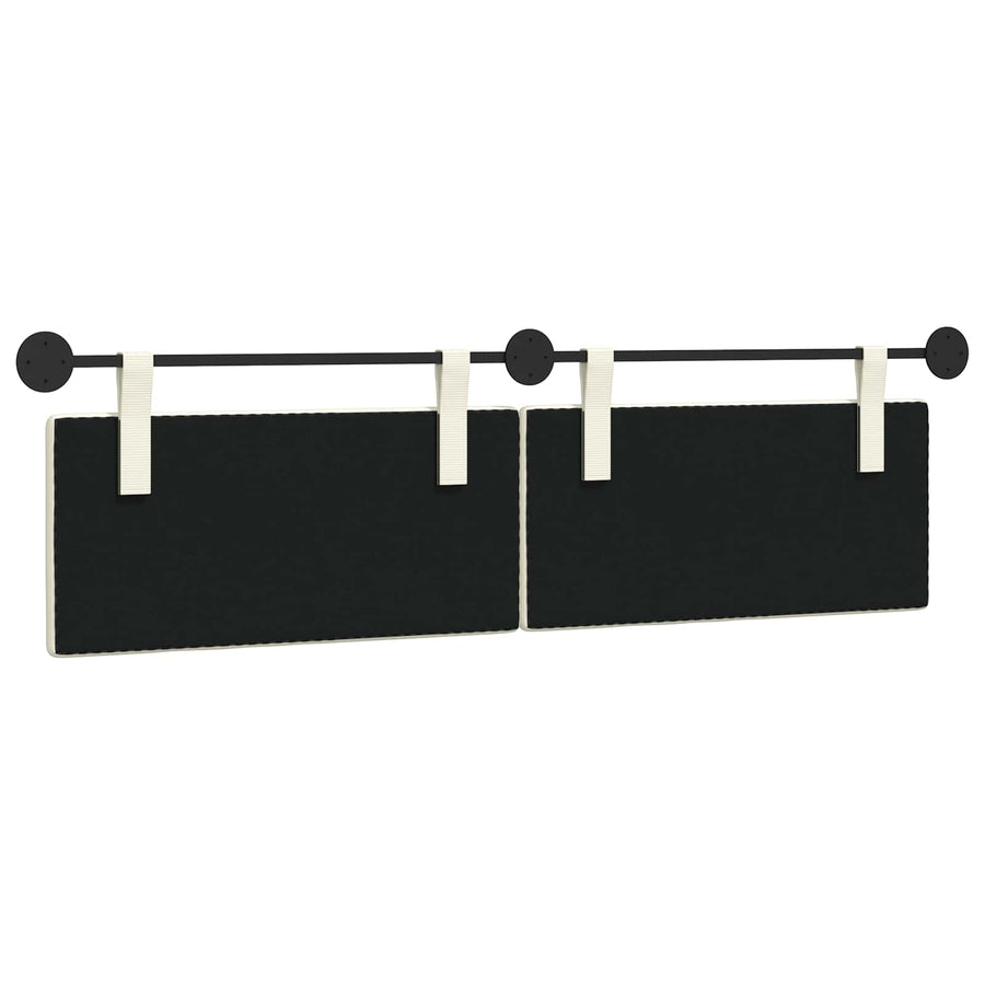Hangend Hoofdeinde Effen Crème 170 x 55 x 5 cm Katoen Stof
