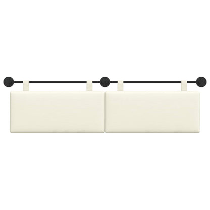 Hangend Hoofdeinde Effen Crème 170 x 55 x 5 cm Katoen Stof