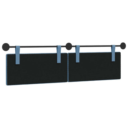 Hangend Hoofdeinde Effen Blauw 170 x 55 x 5 cm Katoen Stof