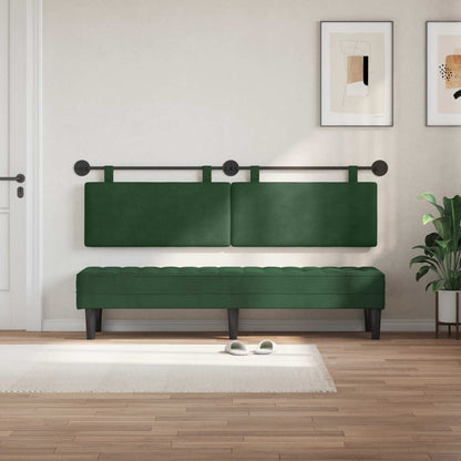 Hangend Hoofdeinde Jungle Groen 170 x 55 x 5 cm Katoen Stof