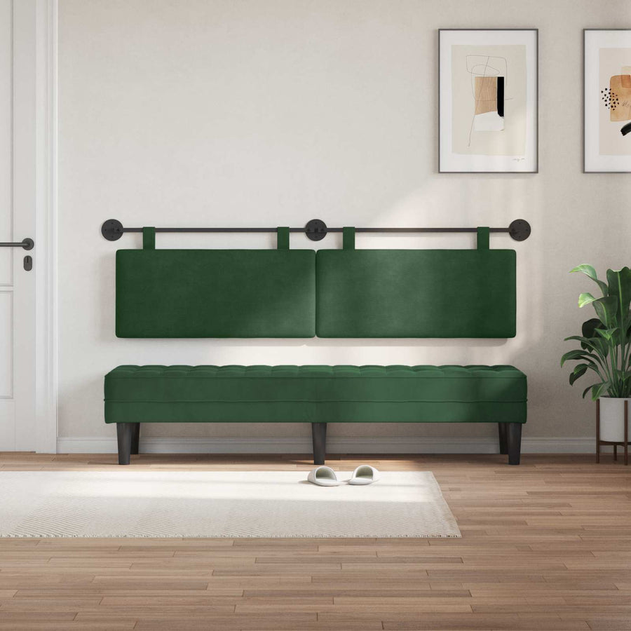 Hangend Hoofdeinde Jungle Groen 170 x 55 x 5 cm Katoen Stof