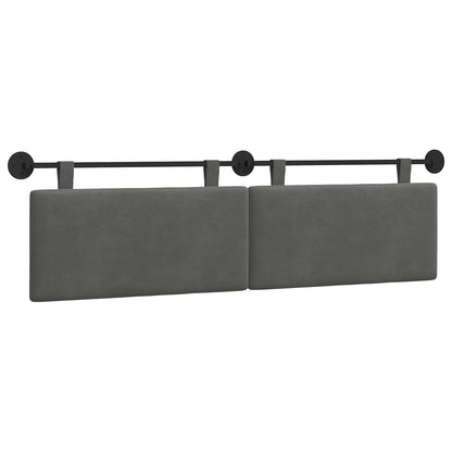 Hangend Hoofdeinde Donkergrijs 190 x 55 x 5 cm Katoen Stof