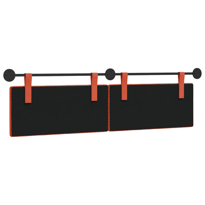 Hangend Hoofdeinde Rood-oranje 190 x 55 x 5 cm Katoen Stof