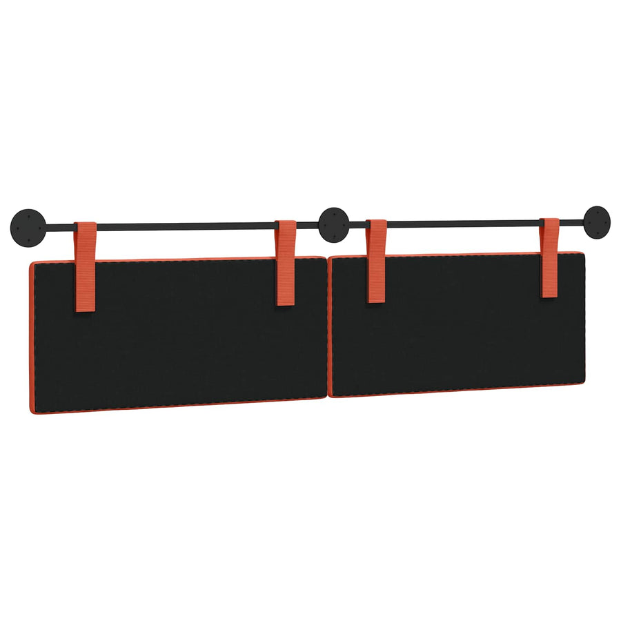 Hangend Hoofdeinde Rood-oranje 190 x 55 x 5 cm Katoen Stof