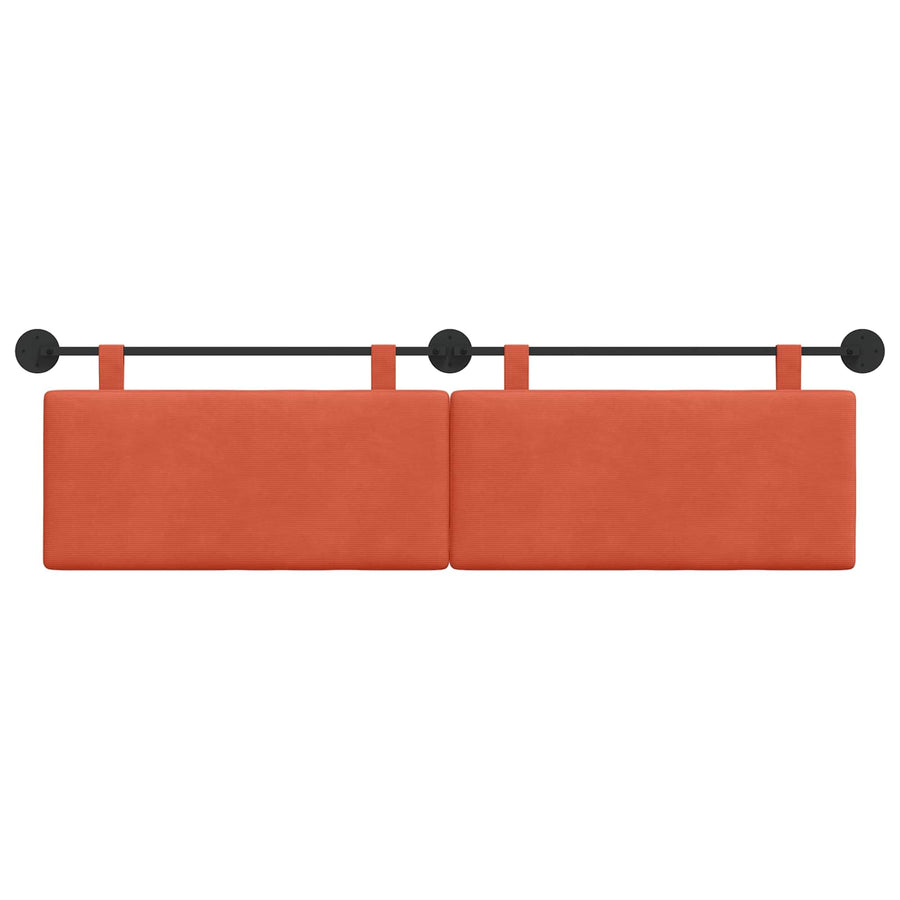 Hangend Hoofdeinde Rood-oranje 190 x 55 x 5 cm Katoen Stof