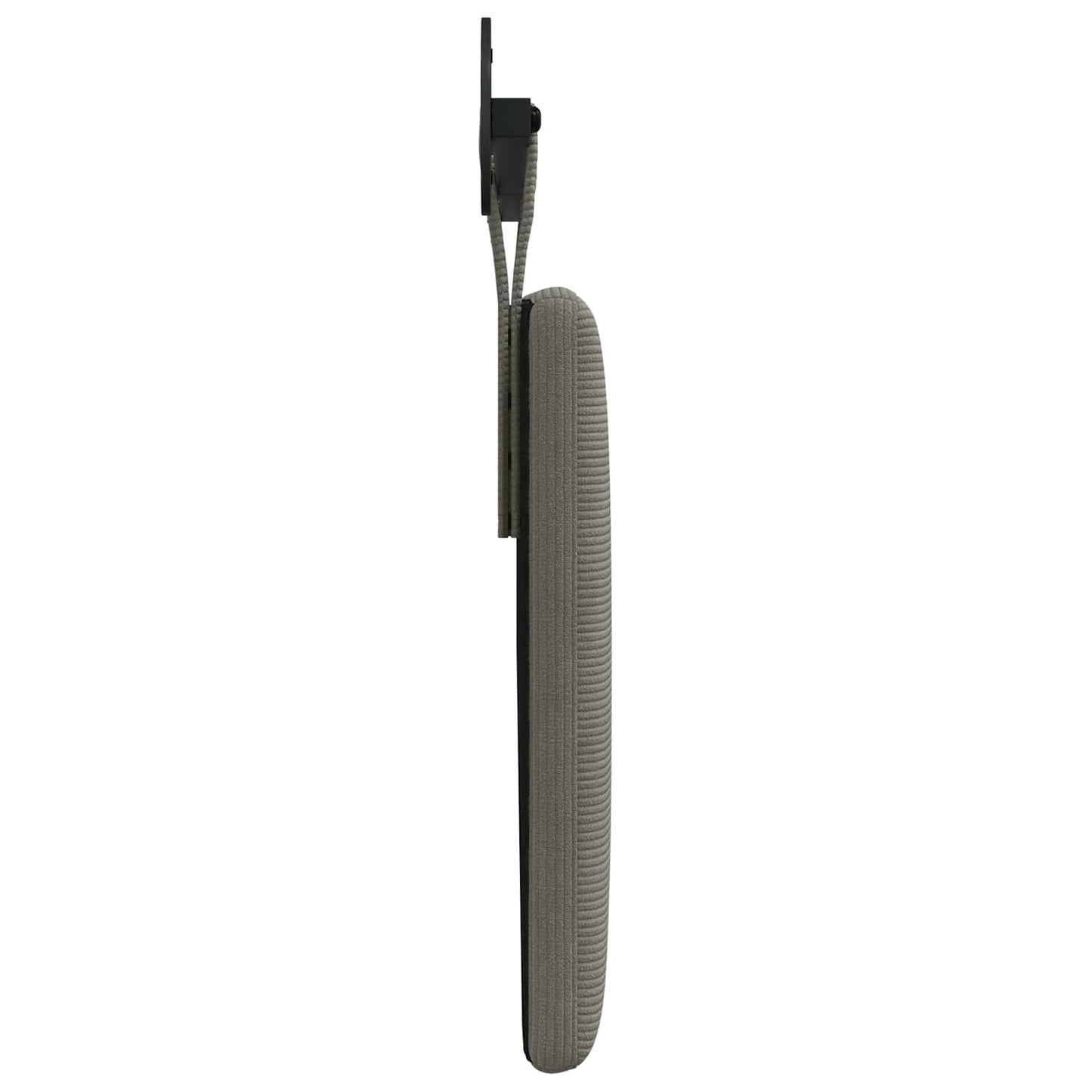 Hangend Hoofdeinde Effen Lichtgrijs 210 x 55 x 5 cm Katoen Stof