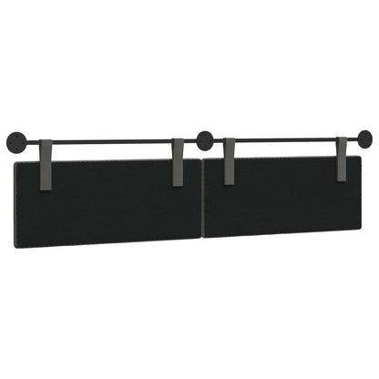 Hangend Hoofdeinde Donkergrijs 210 x 55 x 5 cm Katoen Stof