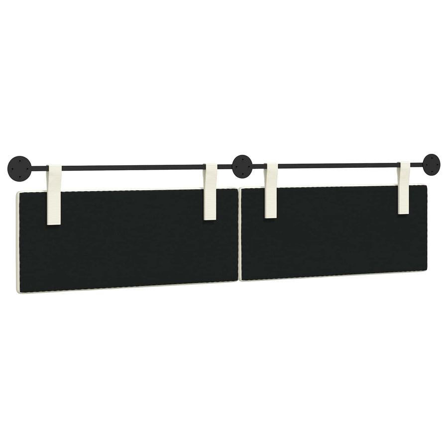 Hangend Hoofdeinde Effen Crème 210 x 55 x 5 cm Katoen Stof