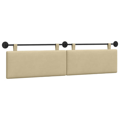 Hangend Hoofdeinde Lichtgroen Grijs 210 x 55 x 5 cm Katoen Stof