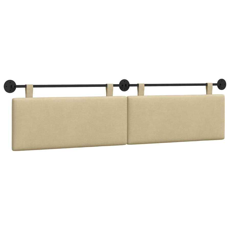 Hangend Hoofdeinde Lichtgroen Grijs 210 x 55 x 5 cm Katoen Stof