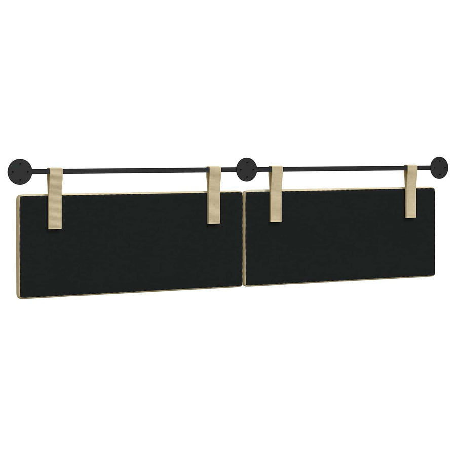 Hangend Hoofdeinde Lichtgroen Grijs 210 x 55 x 5 cm Katoen Stof