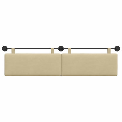 Hangend Hoofdeinde Lichtgroen Grijs 210 x 55 x 5 cm Katoen Stof