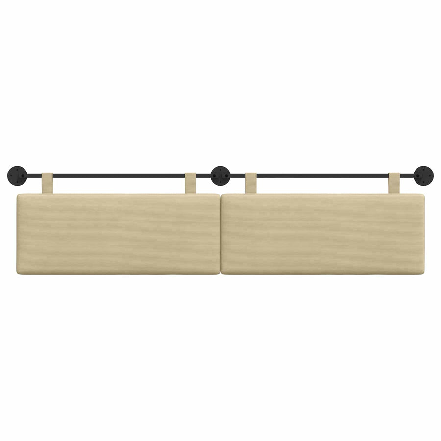 Hangend Hoofdeinde Lichtgroen Grijs 210 x 55 x 5 cm Katoen Stof